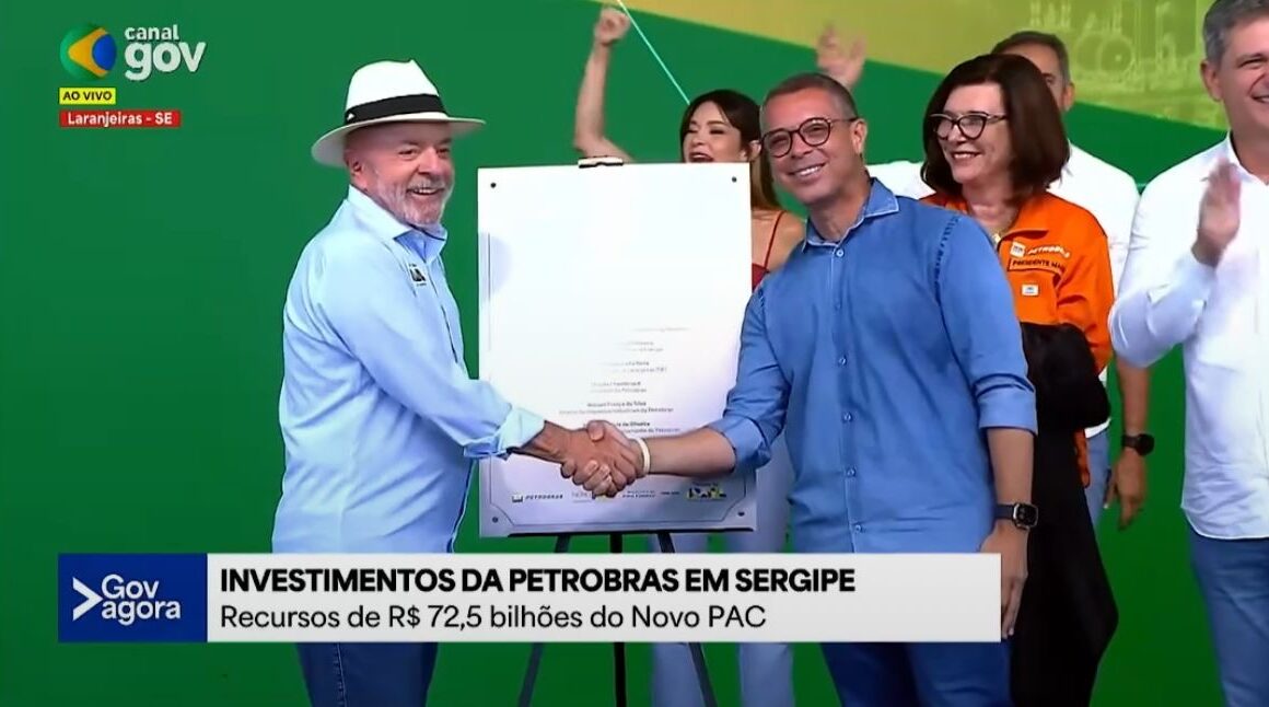 Lula, Fábio e Rogério consolidam retorno da Petrobras a Sergipe com investimentos bilionários no petróleo e gás