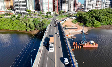 Fluxo na ponte Godofredo Diniz terá mudanças a partir de quarta, dia 6