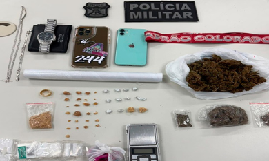 PMSE prende homem por tráfico de drogas na Zona Sul da capital